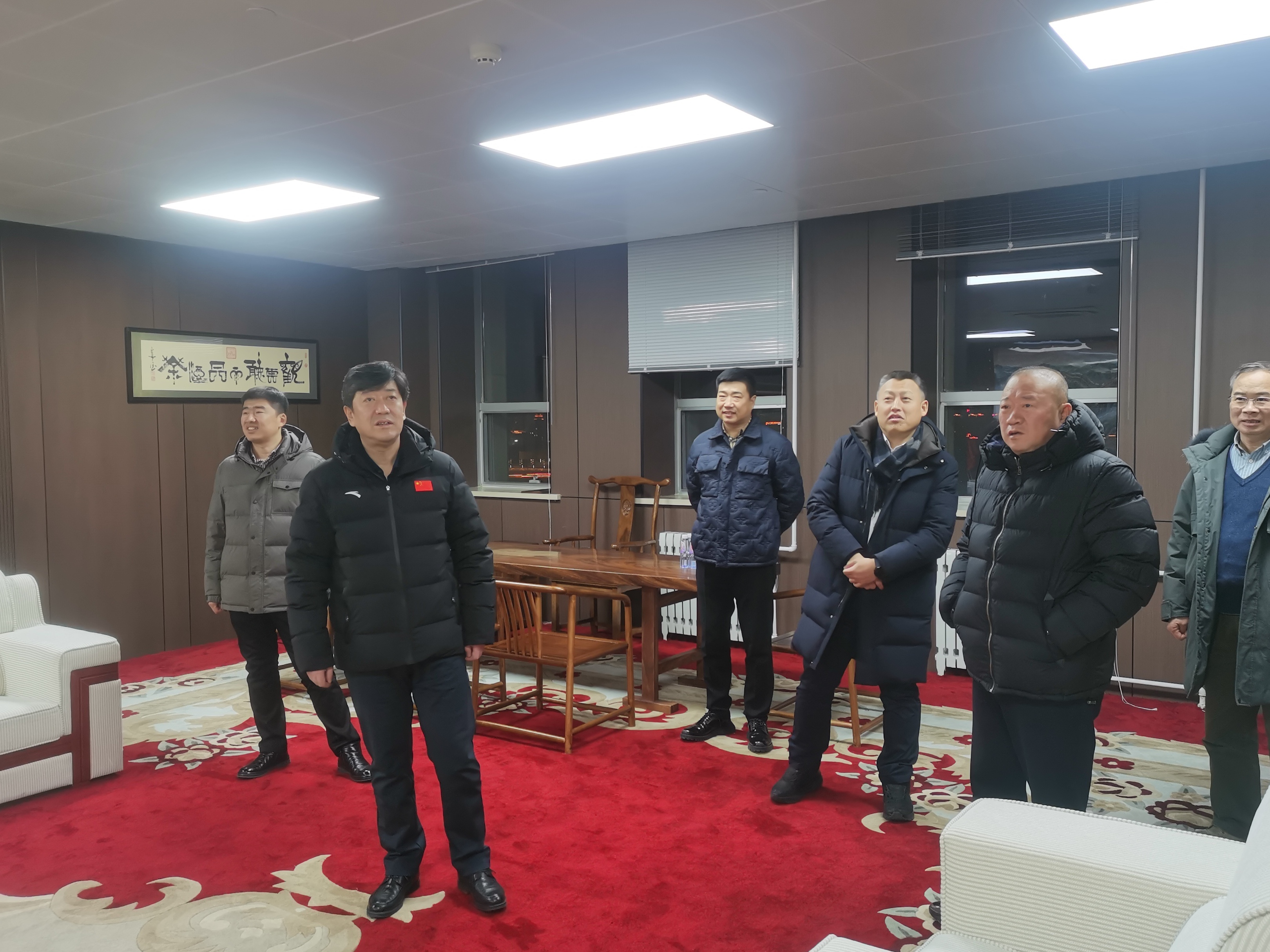 2024年2月4日 大慶市薩爾圖區(qū)區(qū)委書記、區(qū)長等一行到公司調(diào)研